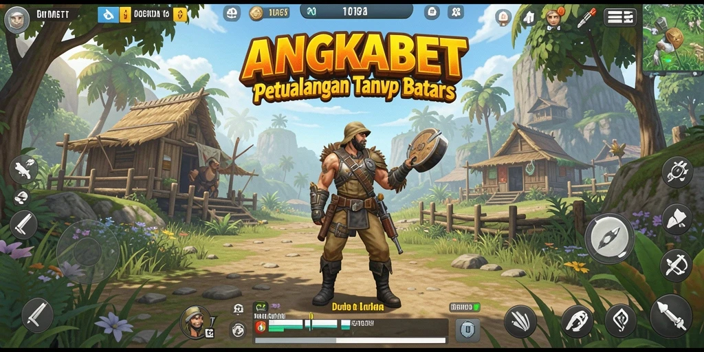 Tampilan gameplay <strong>ANGKABET</strong> yang menakjubkan dalam dunia terbuka.