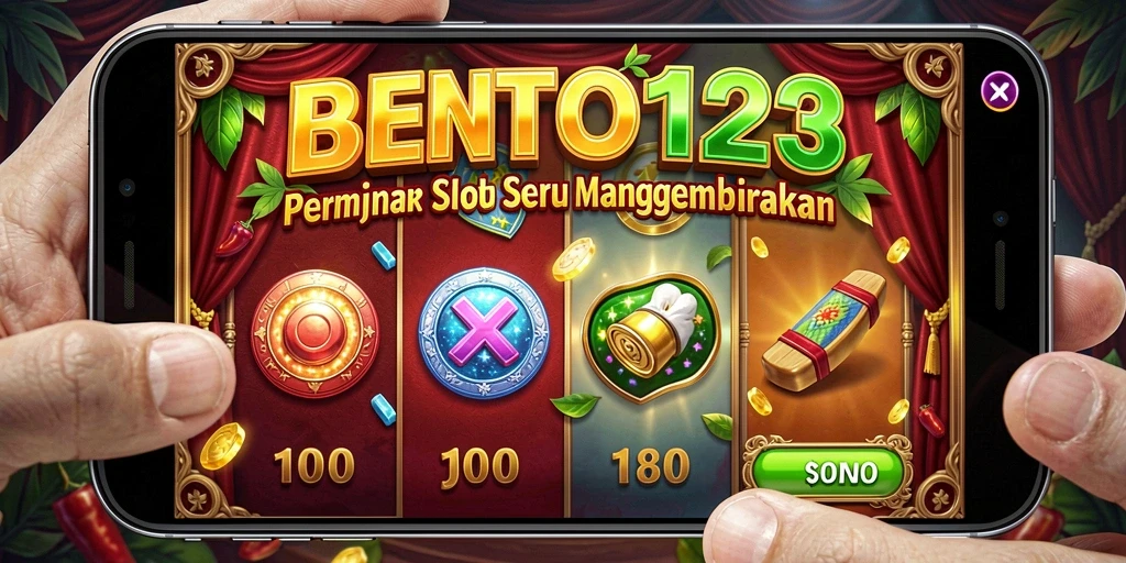 Menampilkan gameplay BENTO123 dengan grafik slot yang menarik.