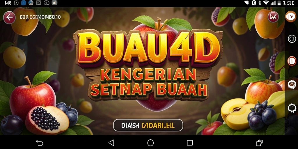Screenshot memperlihatkan suasana menyeramkan dalam gameplay BUAH4D.