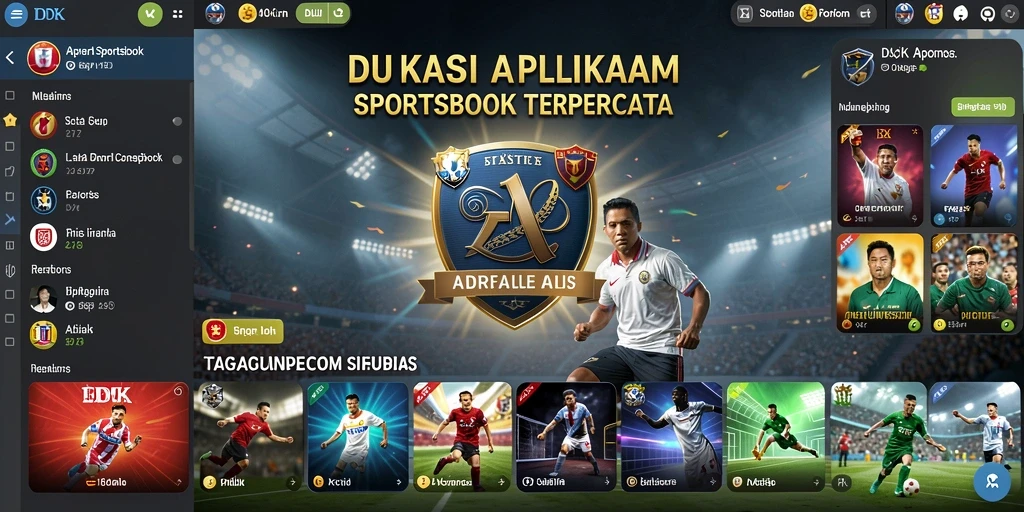 Screenshot DKK menampilkan antarmuka yang intuitif untuk taruhan olahraga.