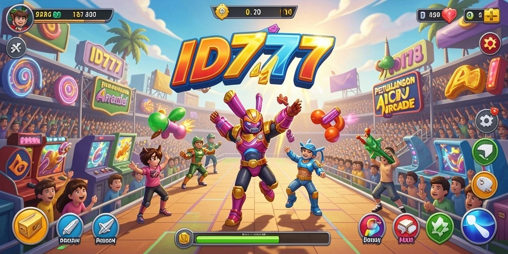 Menampilkan gameplay menarik dari ID777 dengan aksi seru.