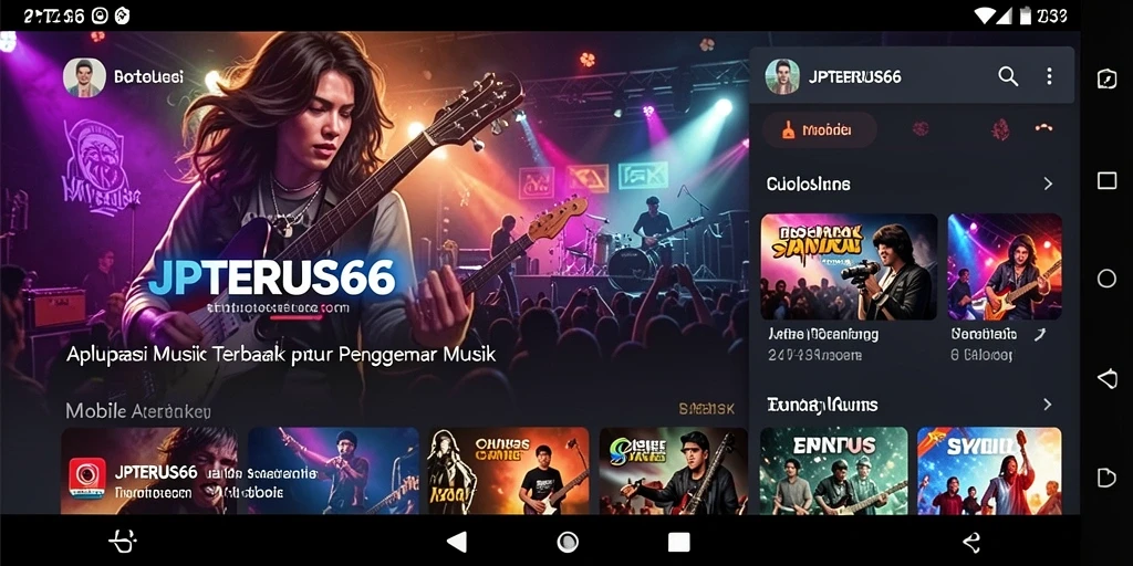 Tampilan menarik dari gameplay aplikasi JPTERUS66.