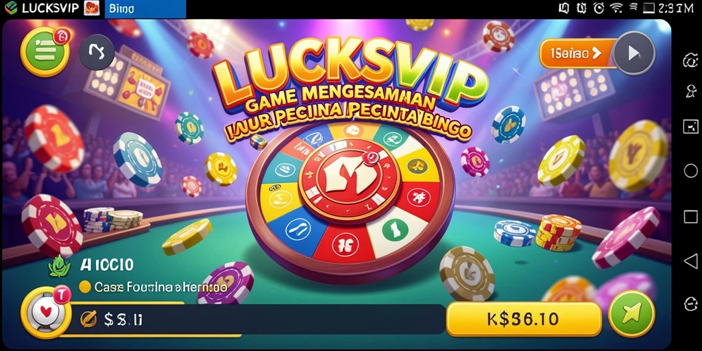 Screenshot utama menampilkan gameplay seru dalam permainan Bingo.