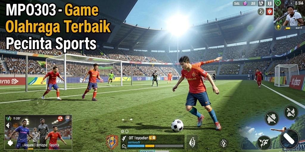 Screenshot MPO303 menampilkan aksi seru dalam gameplay olahraga.